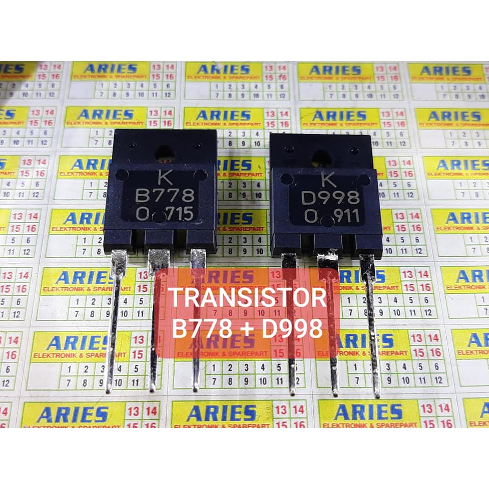 Jual TRANSISTOR B778 DAN D998 1SET | Shopee Indonesia