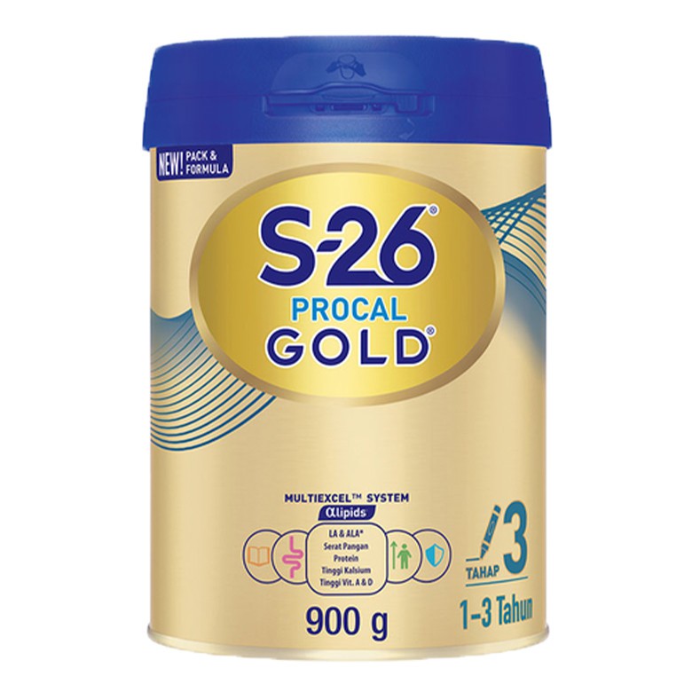 Jual Wyeth S26 Procal Gold 900 gr Tahap 3 Susu Formula Shopee Indonesia