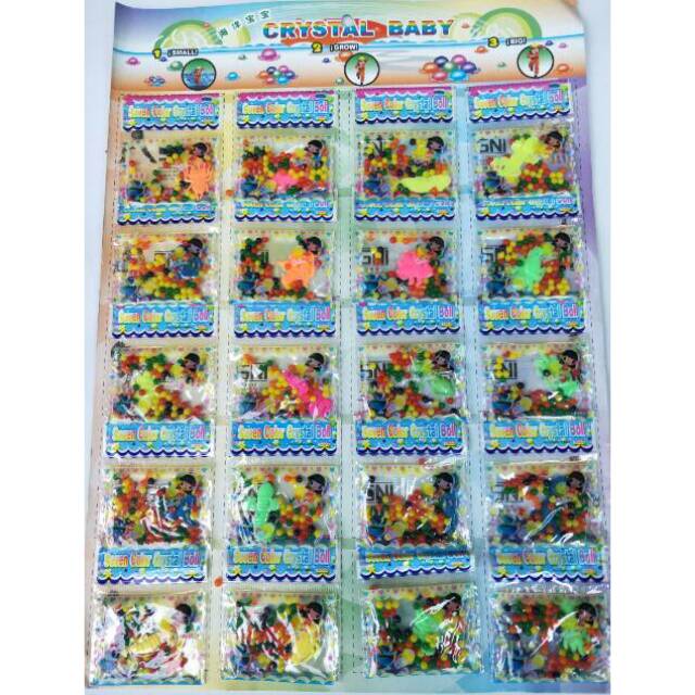 Jual Waterbeads 5gr / Hydrogel Multicolour /Media Tanam Mainan Anak ...