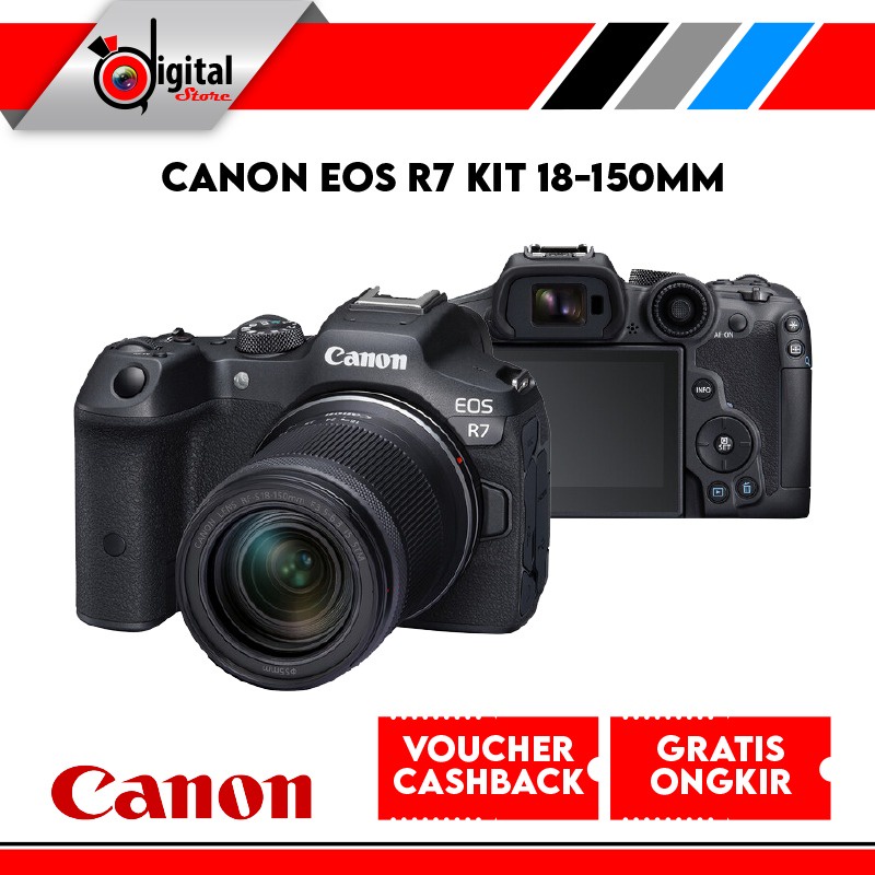 Jual Canon EOS R7 Kit 18150mm Canon EOS R7 Kit RFS 18150mm f/3.56.3 IS STM Shopee Indonesia