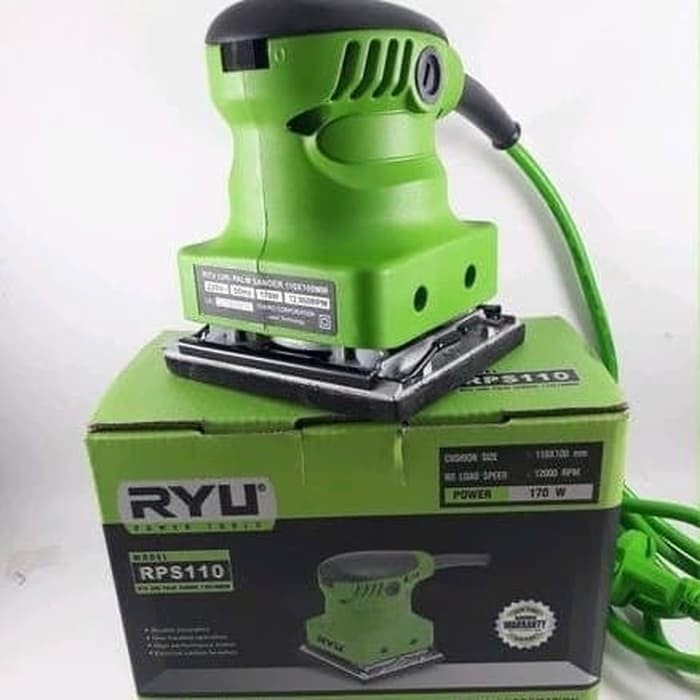 Jual RYU Mesin Amplas Listrik / Palm Sander RPS 110 | Shopee Indonesia