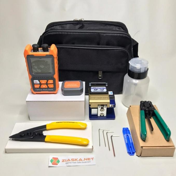 Jual NETWORK PERALATAN JARINGAN FTTH TOOL KIT OPM MINI 3 IN 1 LENGKAP