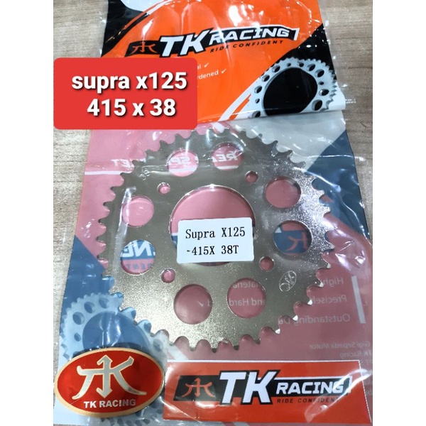 Jual GEAR BELAKANG TIPIS TK RACING 415 SUPRA X 125 REVO KIRANA BLADE FU150 NEW LED SUPRA FIT NEW ORIGINAL Shopee Indonesia