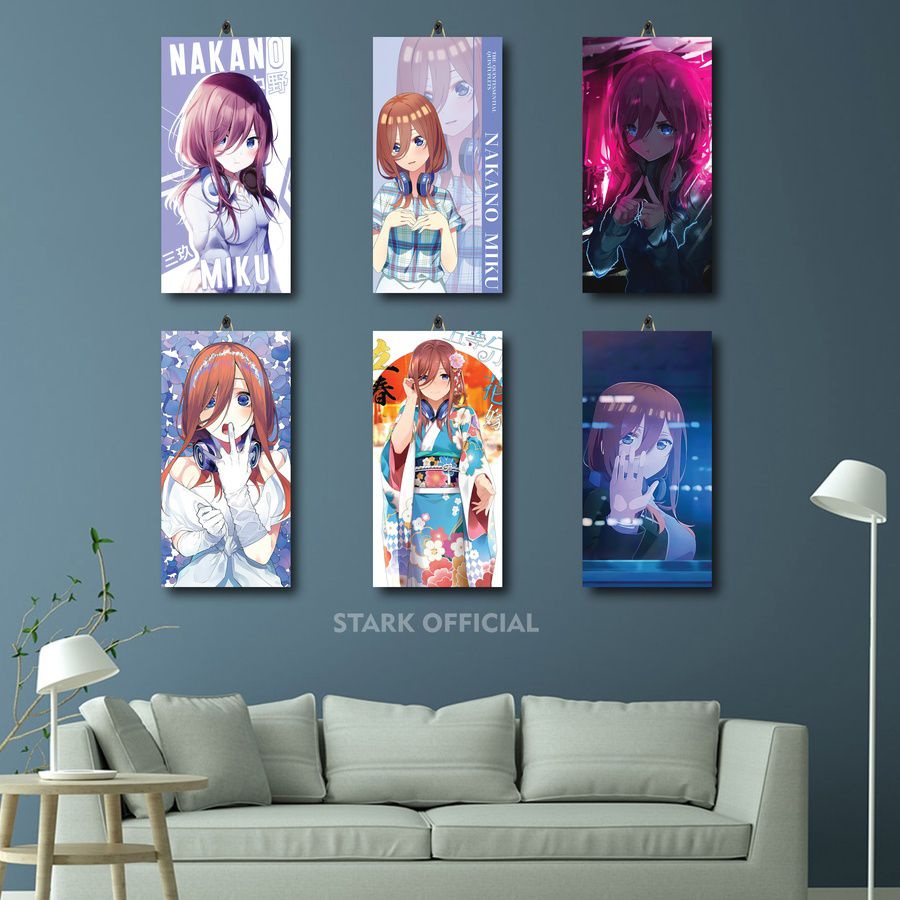 Jual DEKORASI RUANG ANIME MIKU NAKANO CUTE GOTOUBUN 15X30 F9ALL/XFFKF ...