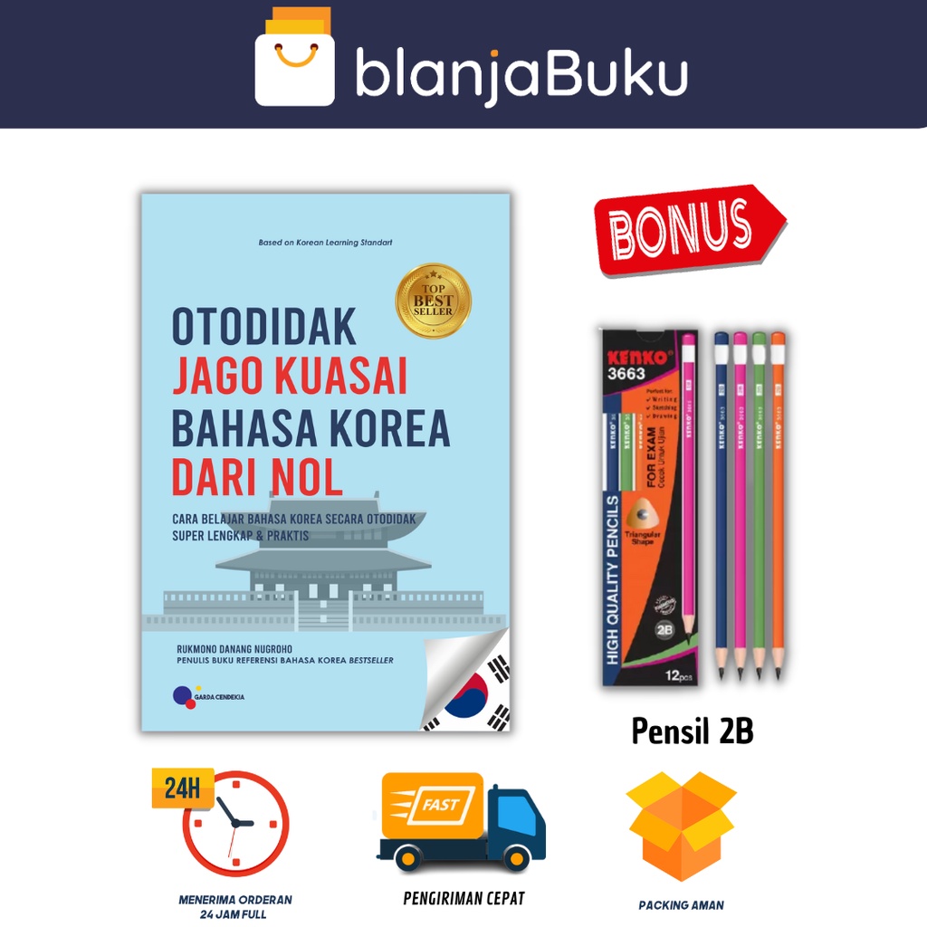 Jual Buku Otodidak Jago Kuasai Bahasa Korea Dari Nol / Buku Korea ...