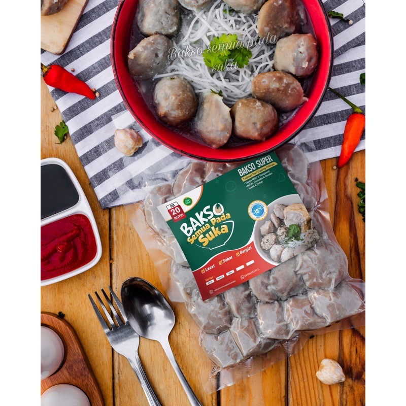 Jual Bakso Sapi 100 Asli Dalam Kemasan Bakso Frozen Non Msg And Non