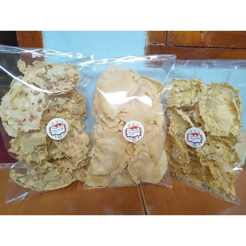 Jual REMPEYEK KACANG TANAH, KACANG HIJAU,DAN UDANG REBON KEMASAN 200GR ...