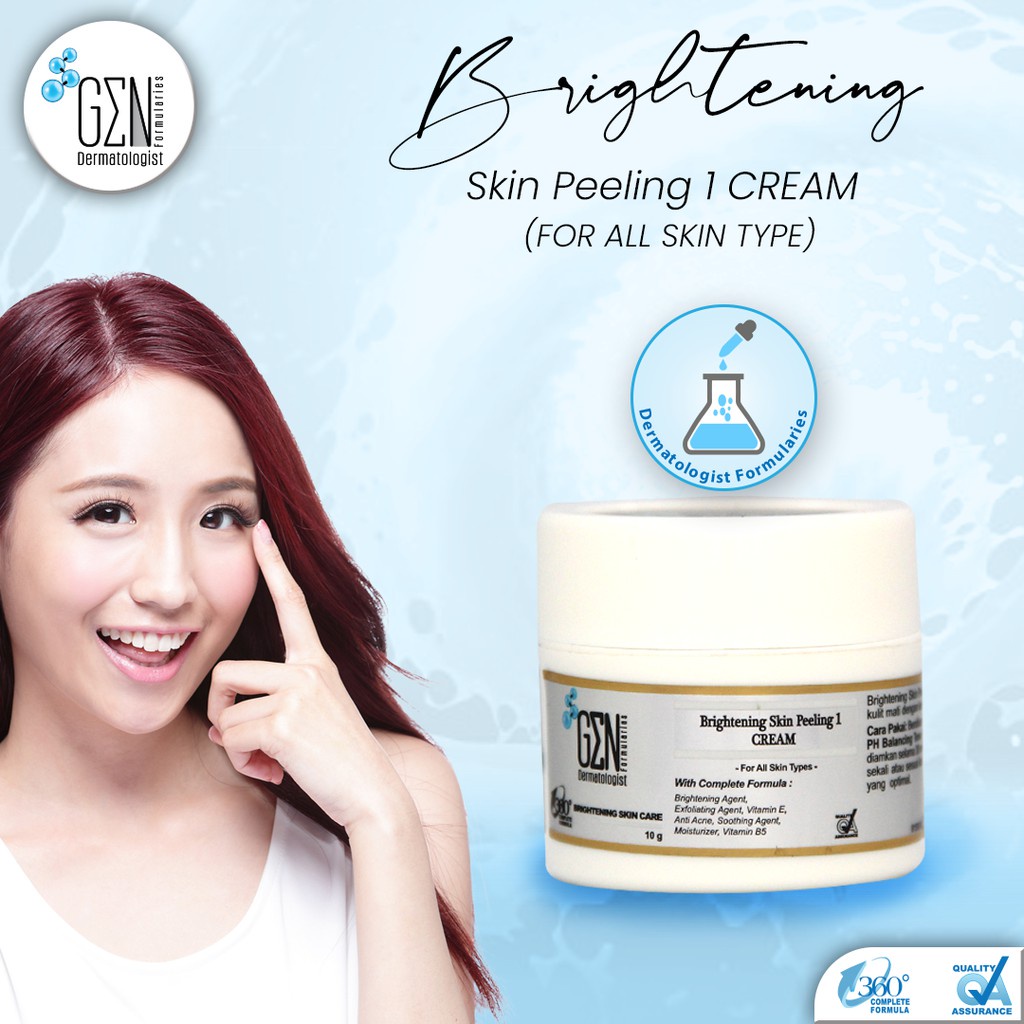 Jual GEN Brightening & Skin peeling 1 & 2 Cream | Shopee Indonesia