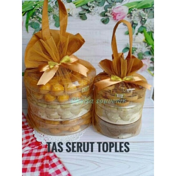 Jual Tas Serut Toples Kue Kering 500gram Tas Tile Toples Tas Parsel