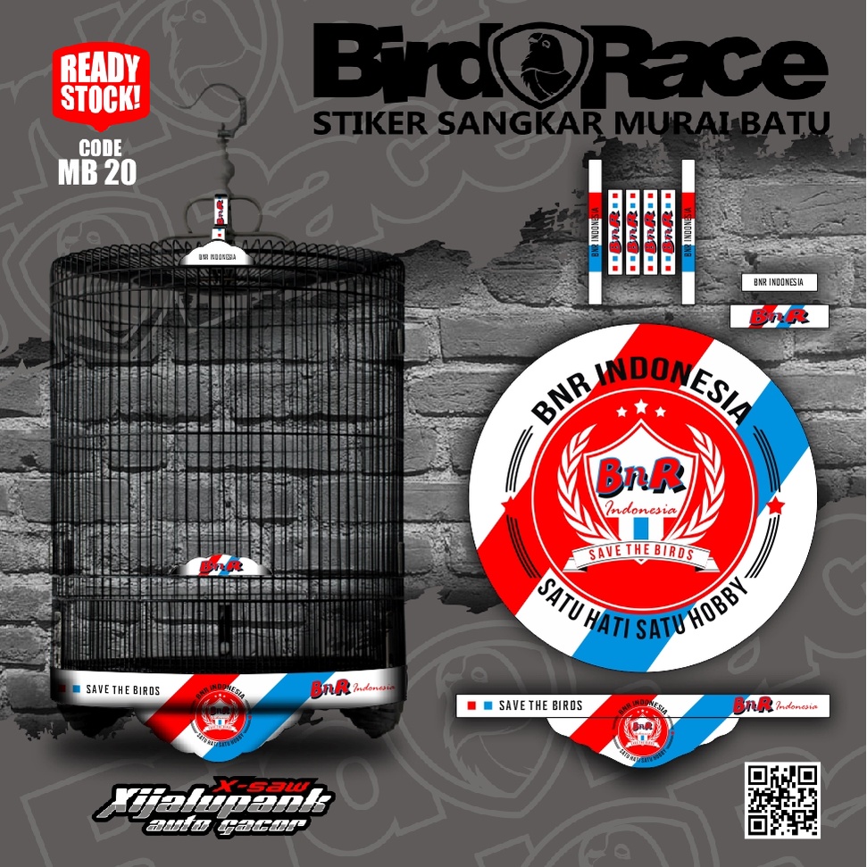 Jual STICKER SANGKAR MURAI BATU stiker EBOD RADJA BNR Stiker Kandang ...
