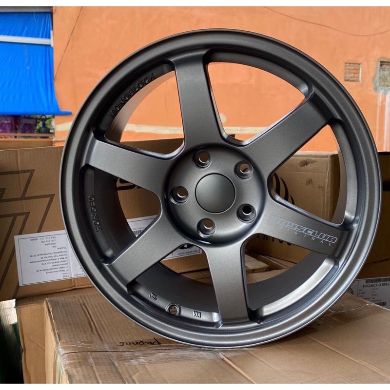 Jual Velg TE37 Flow Forming R17 Warna Gunmetal Shopee Indonesia