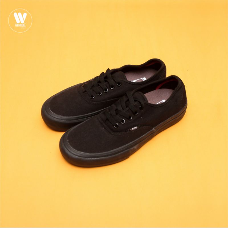 Vans authentic clearance pro all black