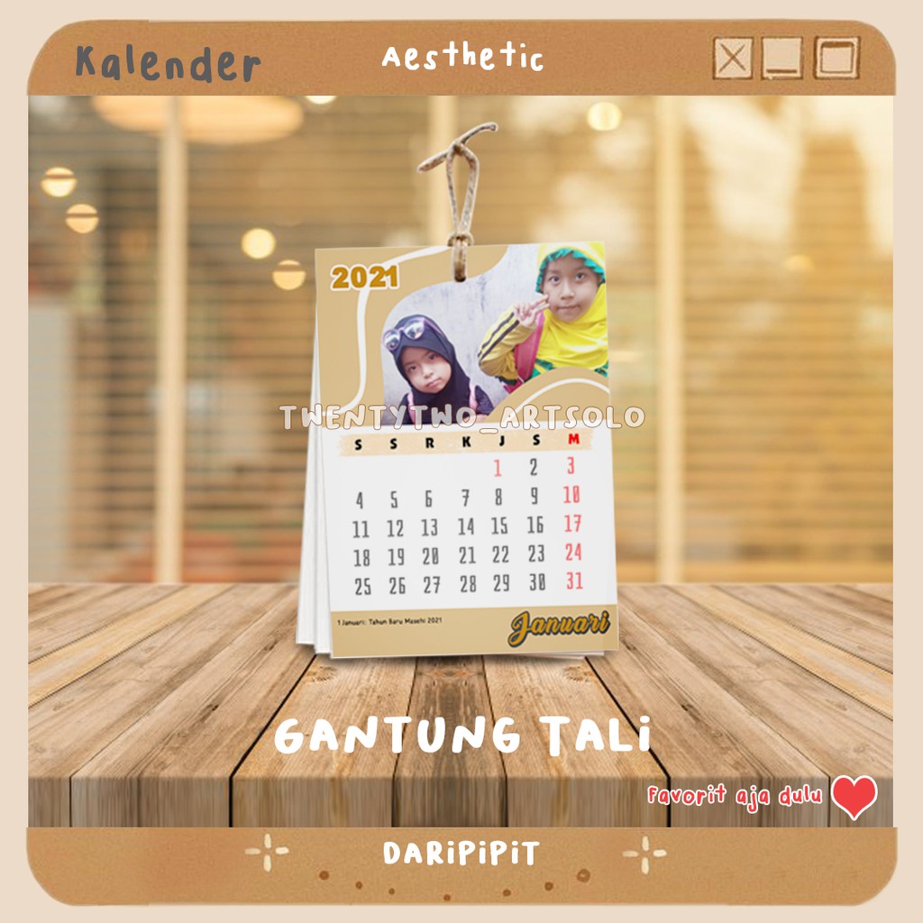 Jual Kalender 2021 Custom Foto | Shopee Indonesia