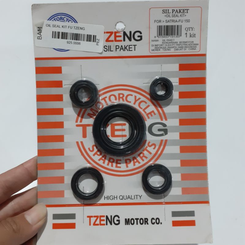 Jual Oil Seal Kit Sil Mesin Set Satria Fu Tzeng Seal Ker As Paket Komplit Shopee Indonesia