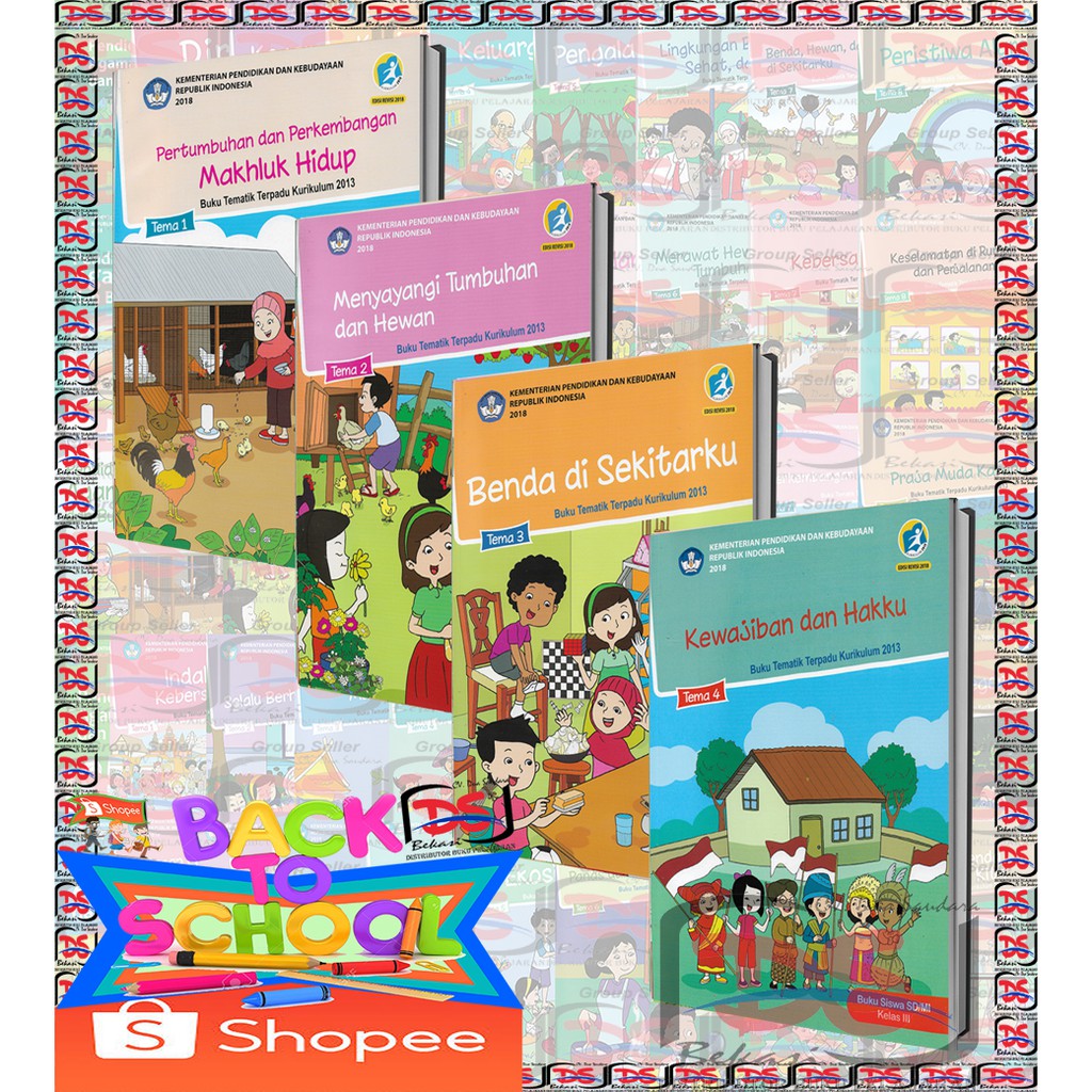 Jual BUKU SISWA Kelas 3 SD PAKET Tematik Semester 1 Terpadu Kurikulum ...