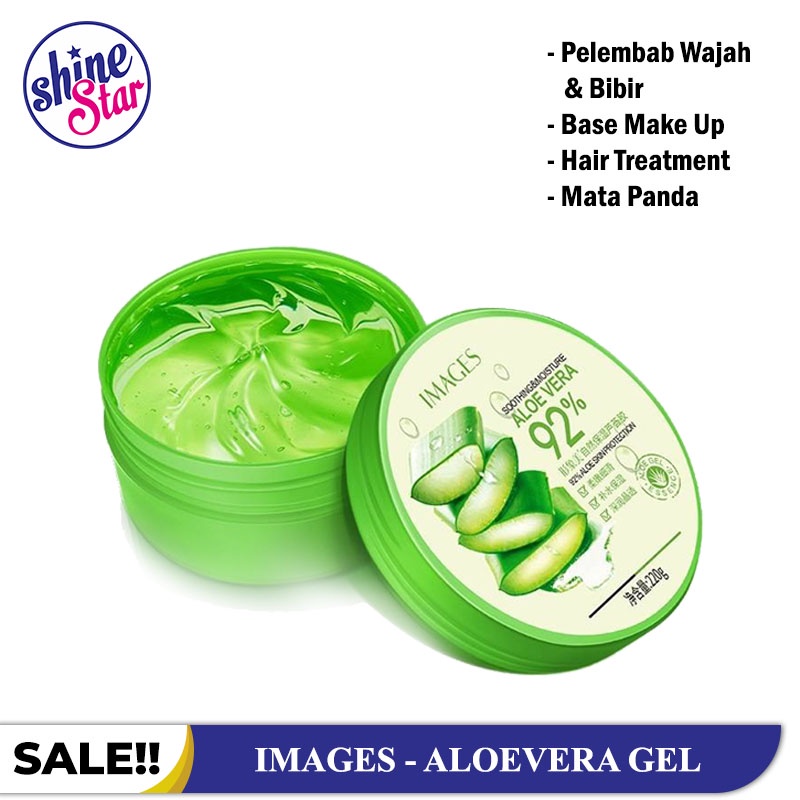 Jual SHINE STAR - IMAGES Aloe Vera Soothing Gel 92% 220 Ml / Aloe Vera ...