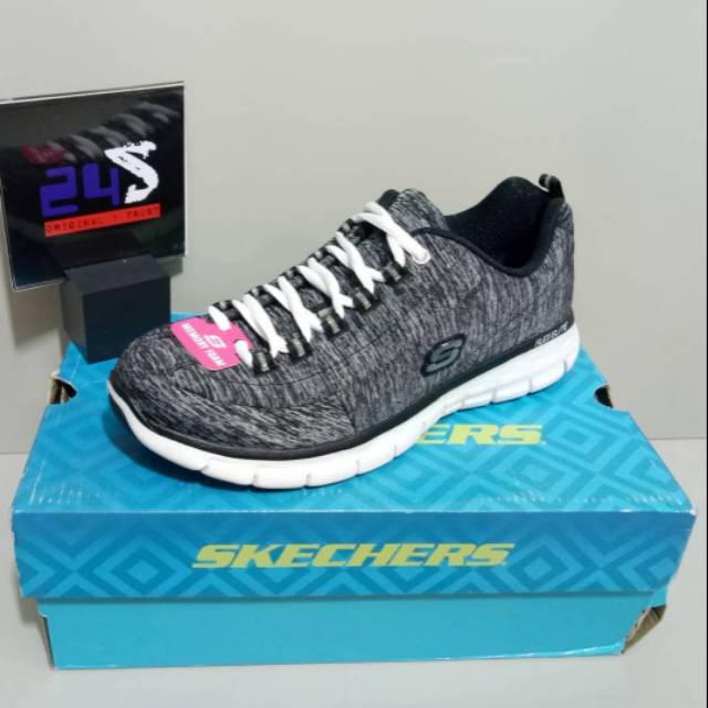 Jual Skechers Sport Memory Foam Black (ORIGINAL) | Shopee Indonesia