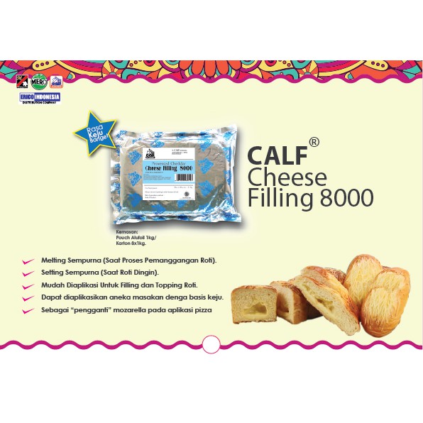 Jual Calf Cheese Filling 8000 Cheddar Saus Keju Isian Roti 1Kg ...