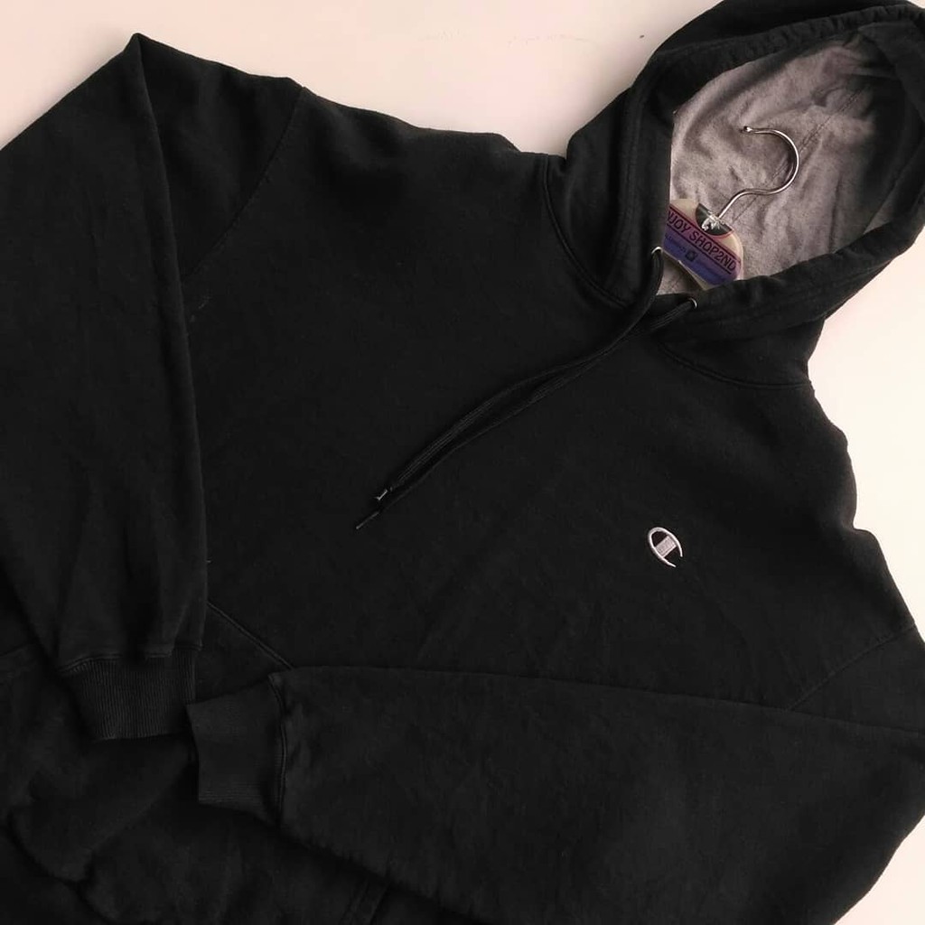 Harga hoodie champion original black hot sale