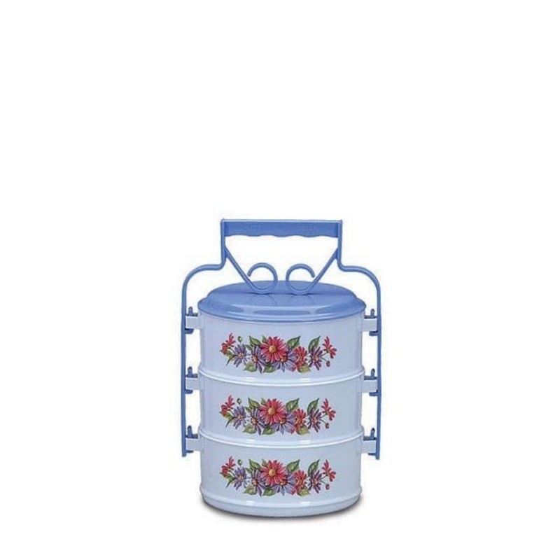 Jual RANTANG PLASTIK SUSUN 3 LION STAR FOOD CARRIER 15 CM 3 STACKS ...