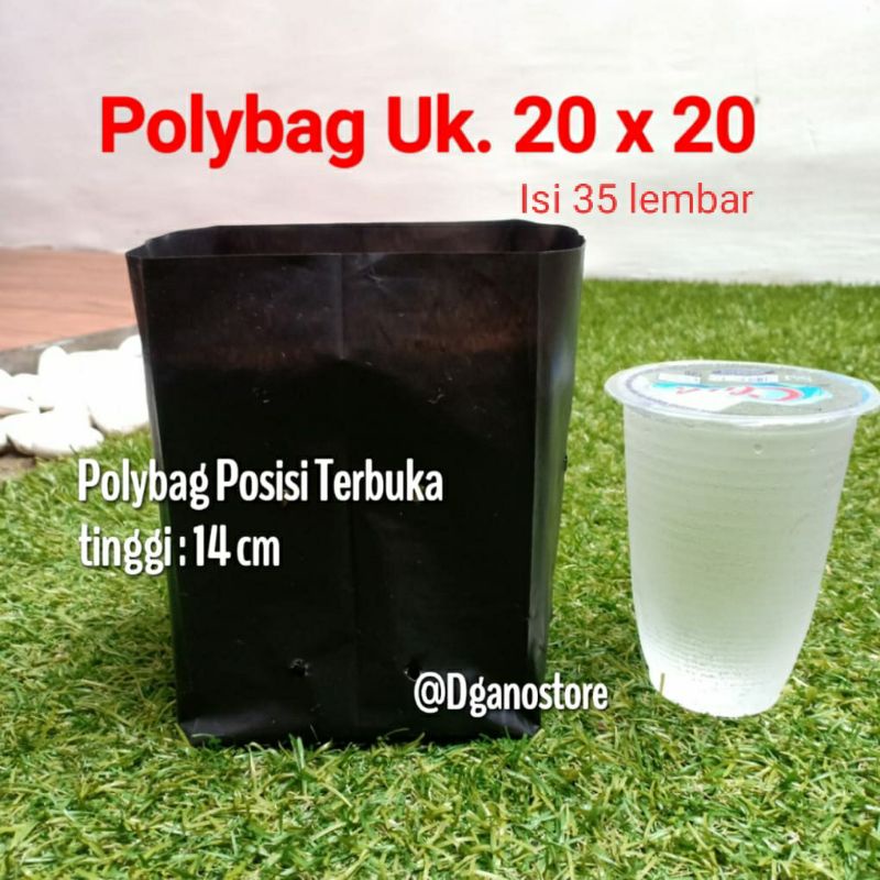 Jual Polybag / polibag / polibak untuk bermacammacam tanam uk 20x20