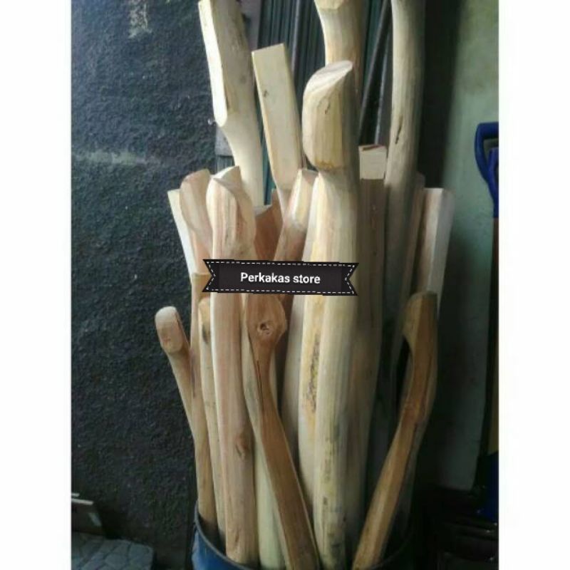 Jual Gagang pacul cangkul Doran pacul kayu mahoni | Shopee Indonesia