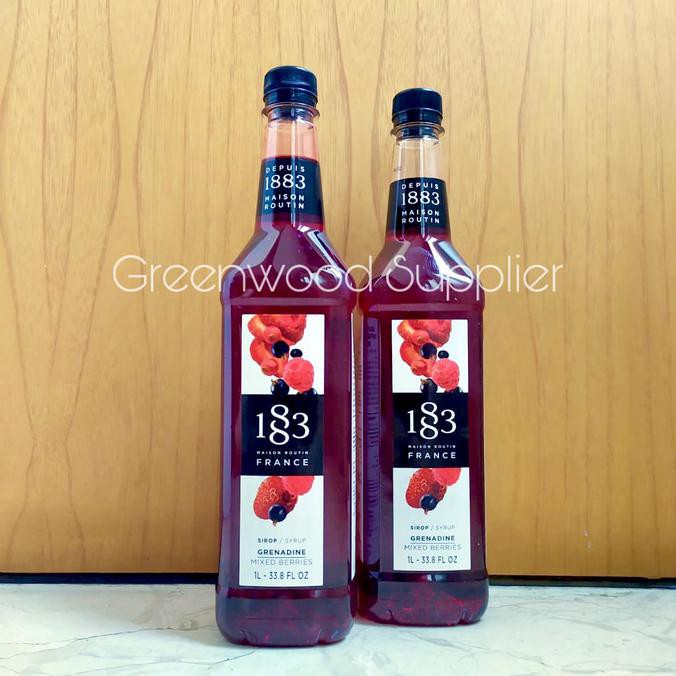 Jual Syrup Grenadine / Sirup Grenadine 1 Liter - Brand 1883 (Premium ...