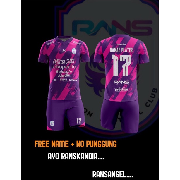 Jual JERSEY RANS CILEGON FC , FREE COSTUME NAMA DAN NO Shopee Indonesia