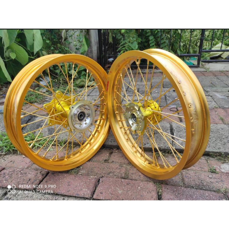 Jual Wheelset Velg Super Moto Crf L Shopee Indonesia