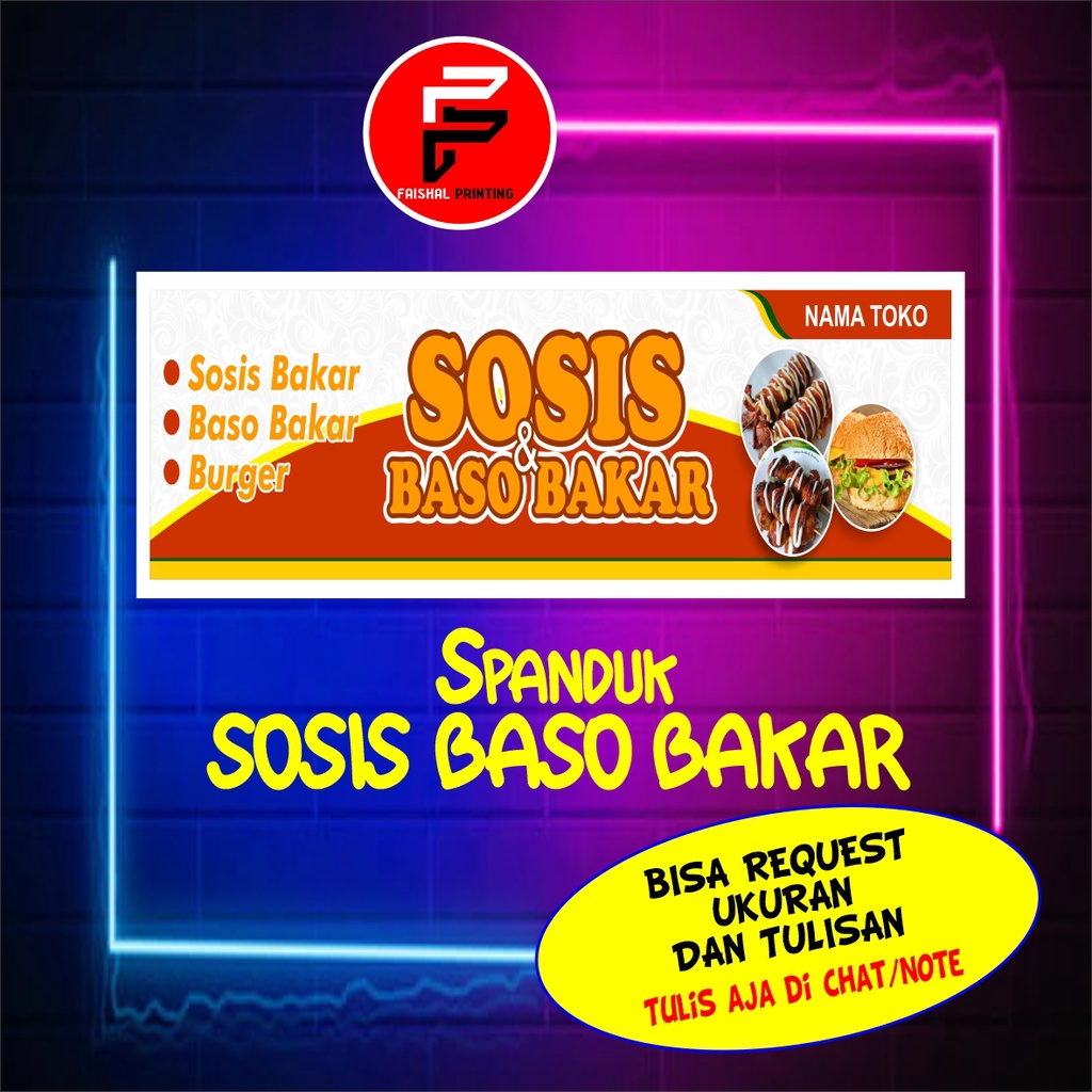 Spanduk Warung Spanduk Sosis Spanduk Sosis Bakar Spanduk Kuliner My