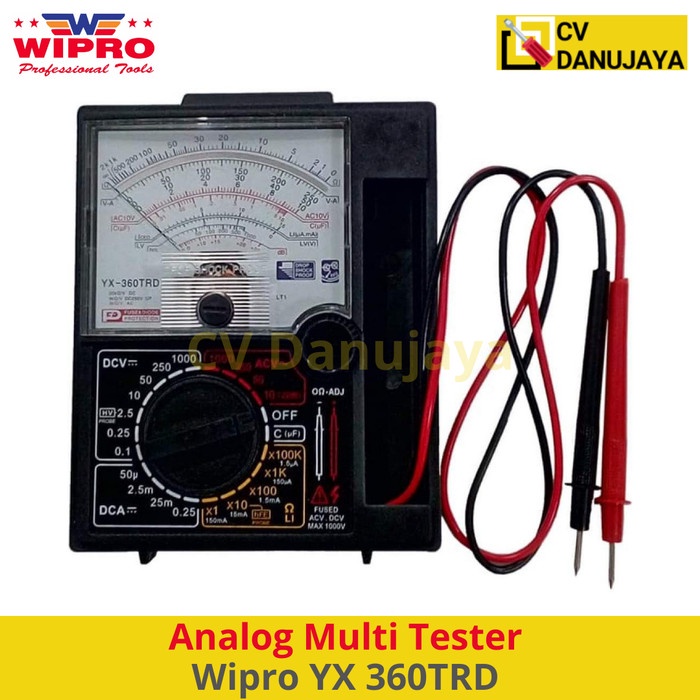 Jual Analog Multi Tester Avometer Avo Meter Multitester Wipro Yx 360trd Shopee Indonesia 7784