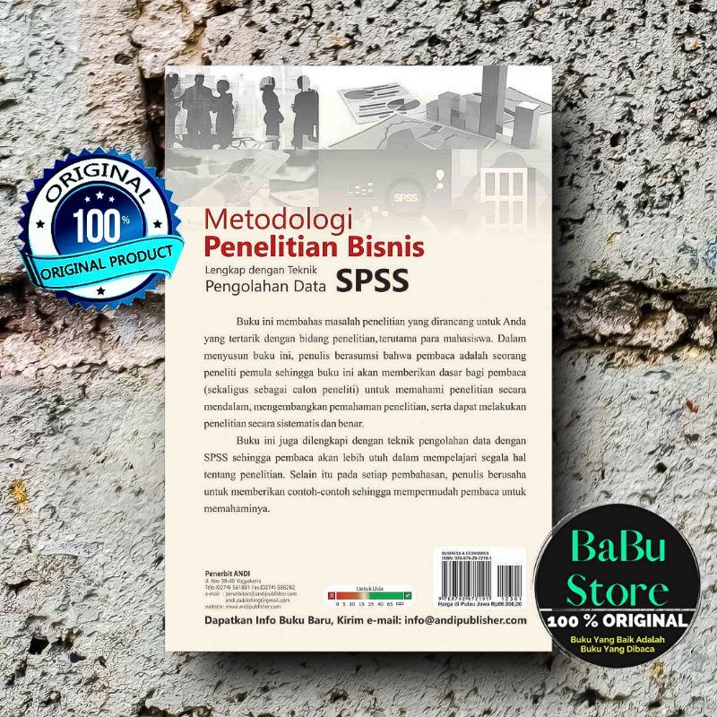 Jual Buku Metodologi Penelitian Bisnis Lengkap Dengan Teknik Pengolahan ...
