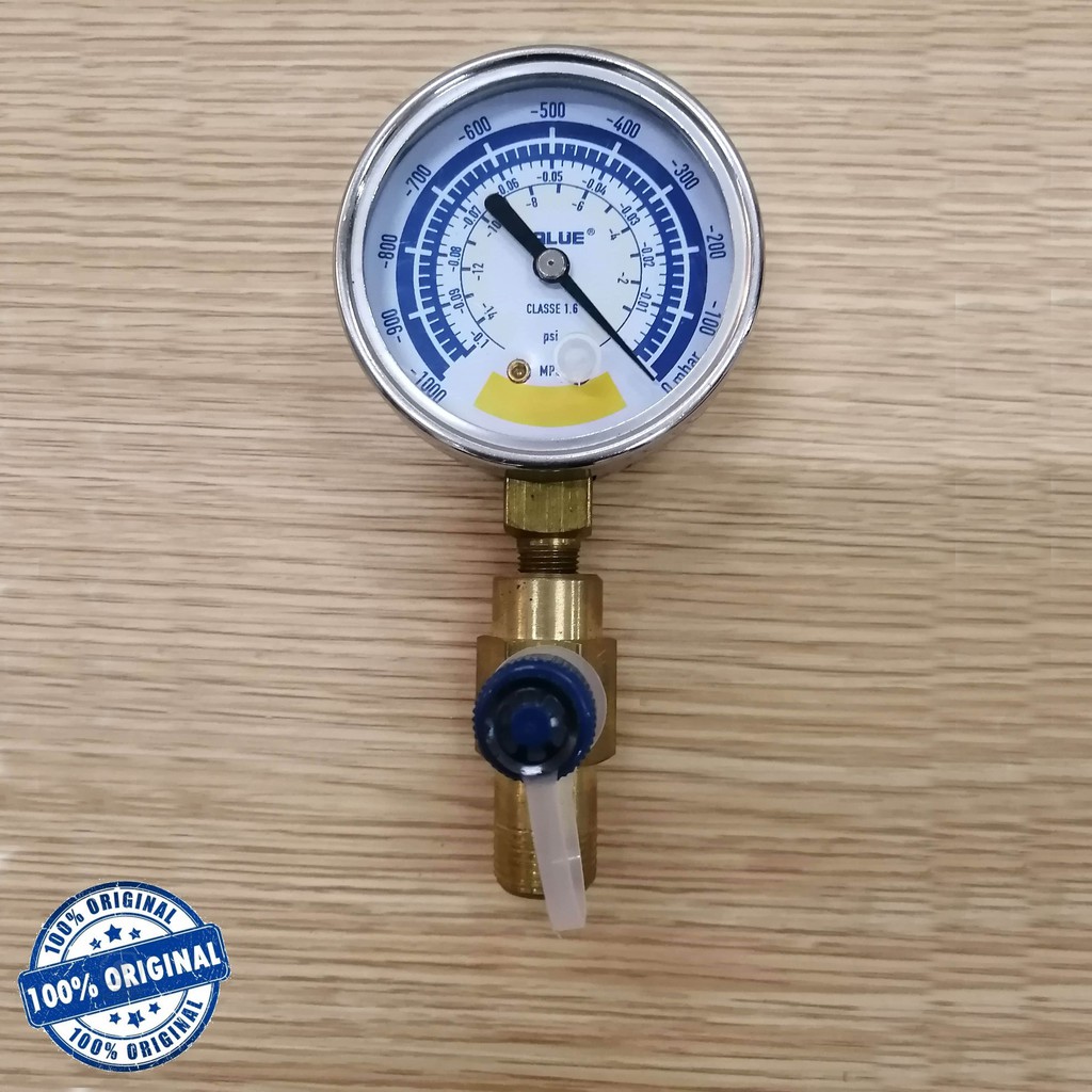 Jual VACUUM PUMP GAUGE SET VALUE TG3 3/8 NPT x 1/4" SAE Shopee Indonesia