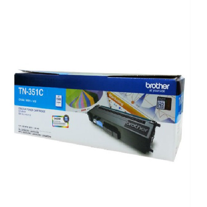 Toner Brother Original TN351 Cyan for HL-L8250CDN, HL-L8350CDW, MFC-L8850CDW - Original Resmi (3)