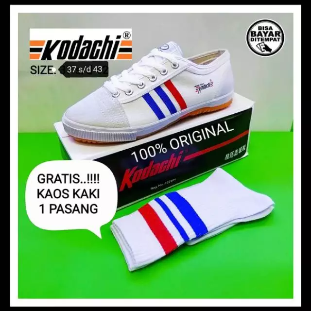 Sepatu Kodachi Original Pria Gratis Kaos Kaki