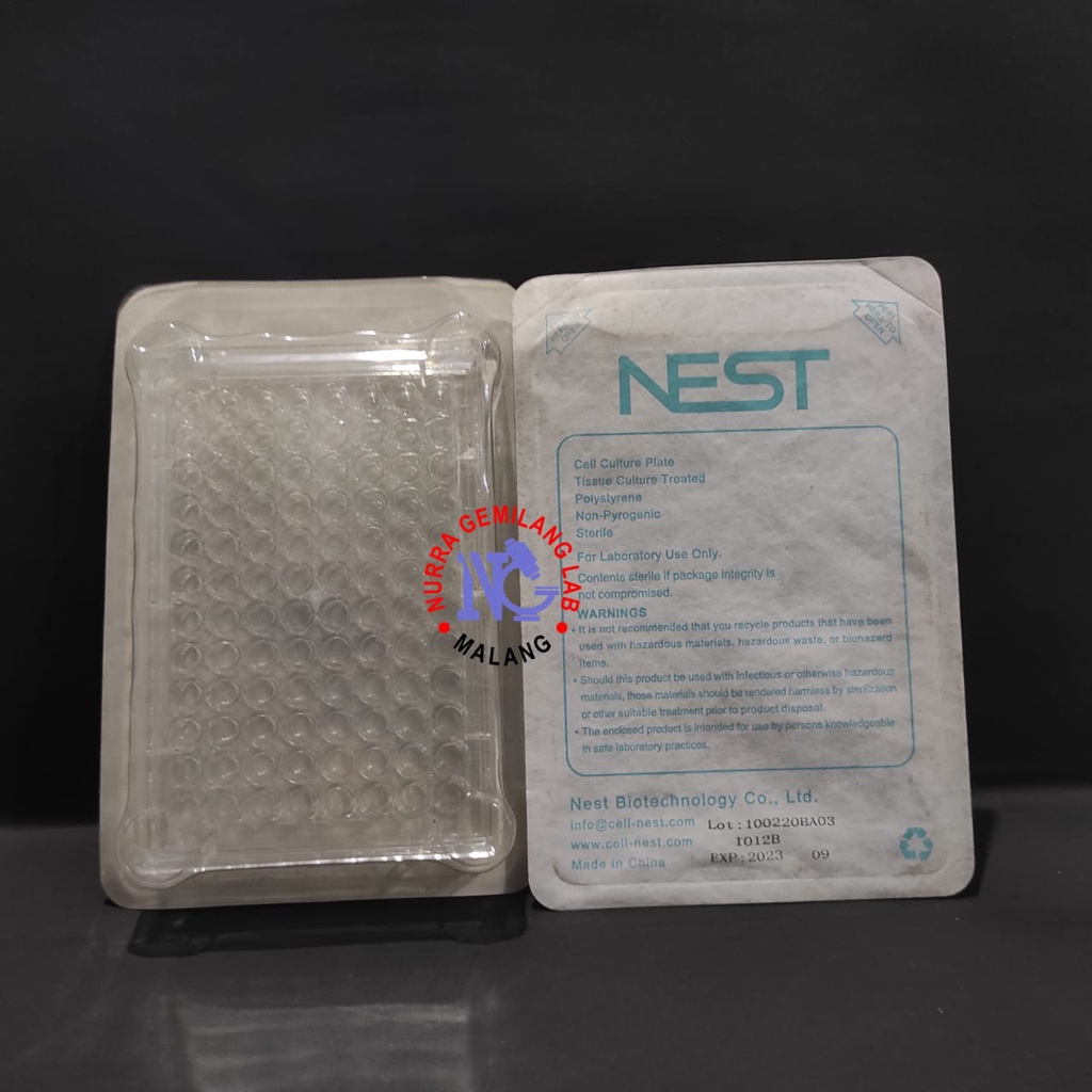 Jual Microplate 96 Hole 96 Well 96 Lubang Merk NEST Steril Shopee