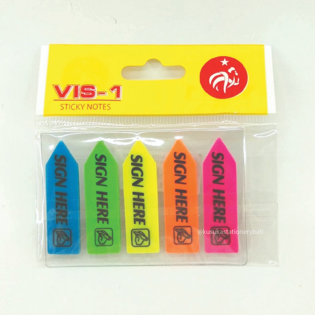Jual Stiker Sticky Note SIGN HERE | Shopee Indonesia