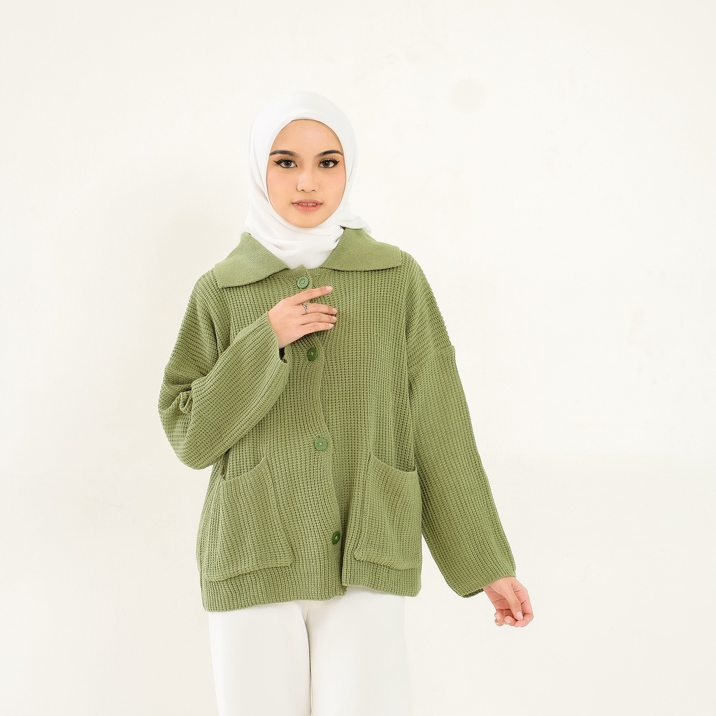 Jual Ahlami- Keyra Oversize Jacket Rajut Baju Rajut Cardigan Rajut ...