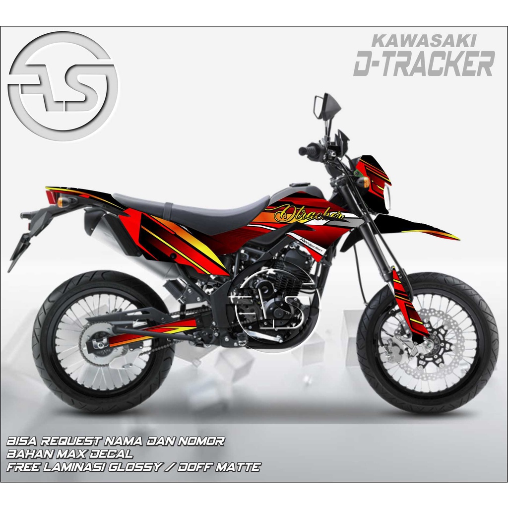 Jual 0414 DECALS STIKER FULLBODY CUSTOM MOTOR D-TRECKER | Shopee Indonesia