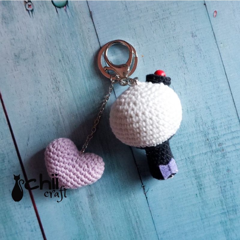 Jual Amigurumi Boneka Rajut Army Bomb Lightstick BTS | Shopee Indonesia