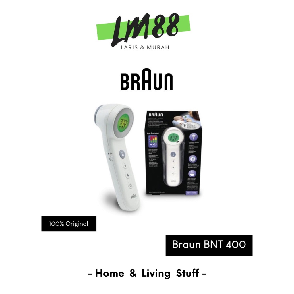 Jual Braun No Touch Thermometer BNT 400 / Thermometer Braun BNT 400