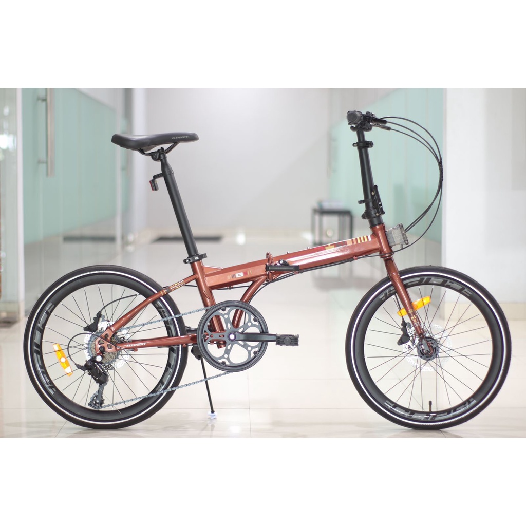 Jual Sepeda Lipat 20 inch Element Fold X Hydraulick Sensah 8 Speed ...
