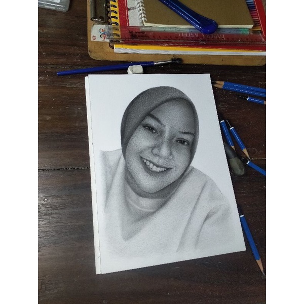 Jual Sketsa Gambar Handmade Ukuran Kertasa4 Tanpa Bingkai Shopee