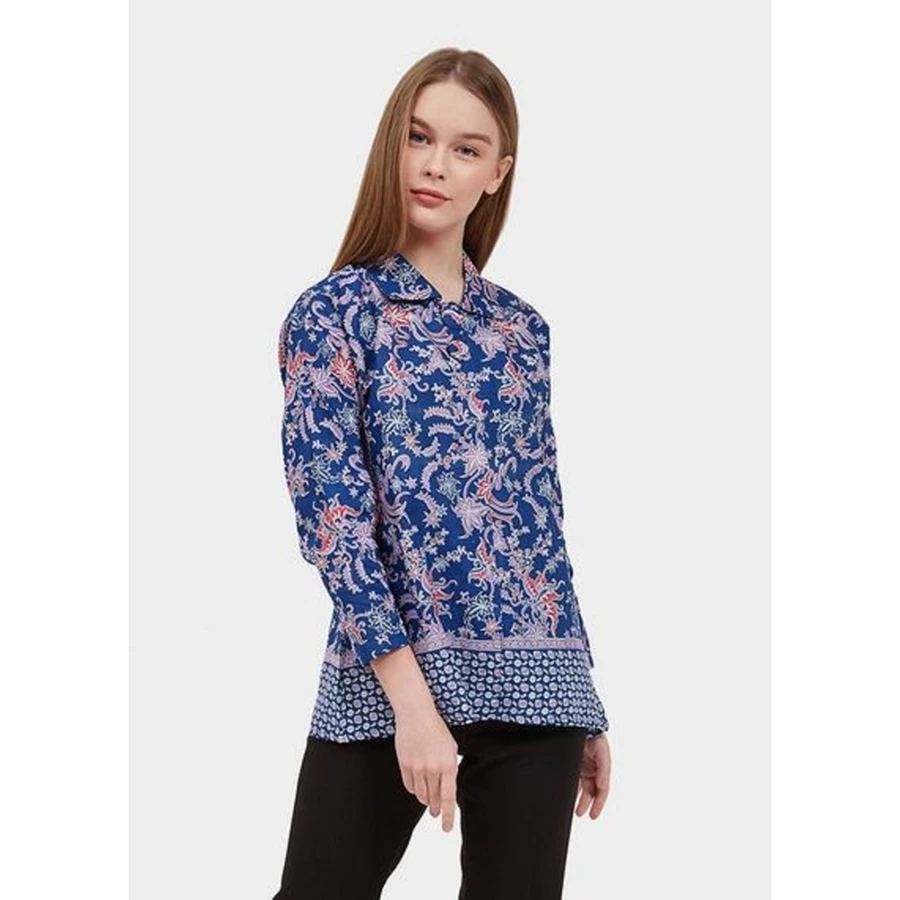 Blouse Wanita Batik Kupu-Kupu Cinta