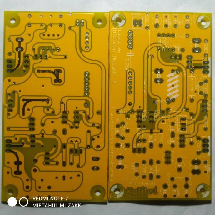 Jual Pcb Kolibri Amplifier Sch Anistardi Sale | Shopee Indonesia