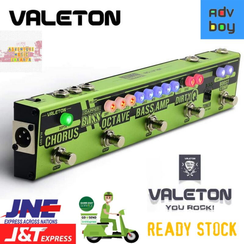 Jual VALETON DAPPER BASS Guitar Effects Strip Pedal Efek Bass Gitar