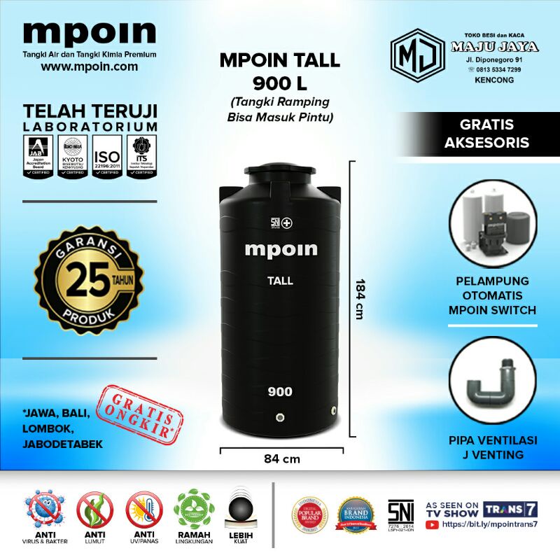 Jual tandon/ tangki air ramping 900liter | Shopee Indonesia