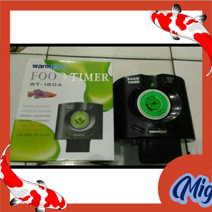 Jual Fish Food Timer tempat makan ikan otomatis warm tone wt 180 a ori ...