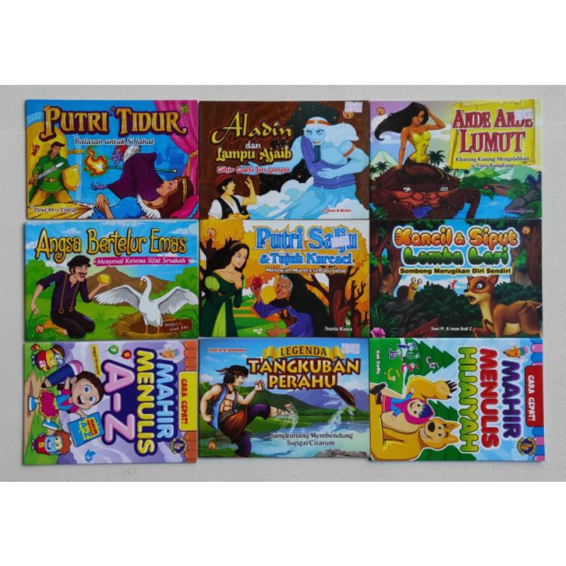Jual Buku Dongeng anak bergambar full warna | Shopee Indonesia