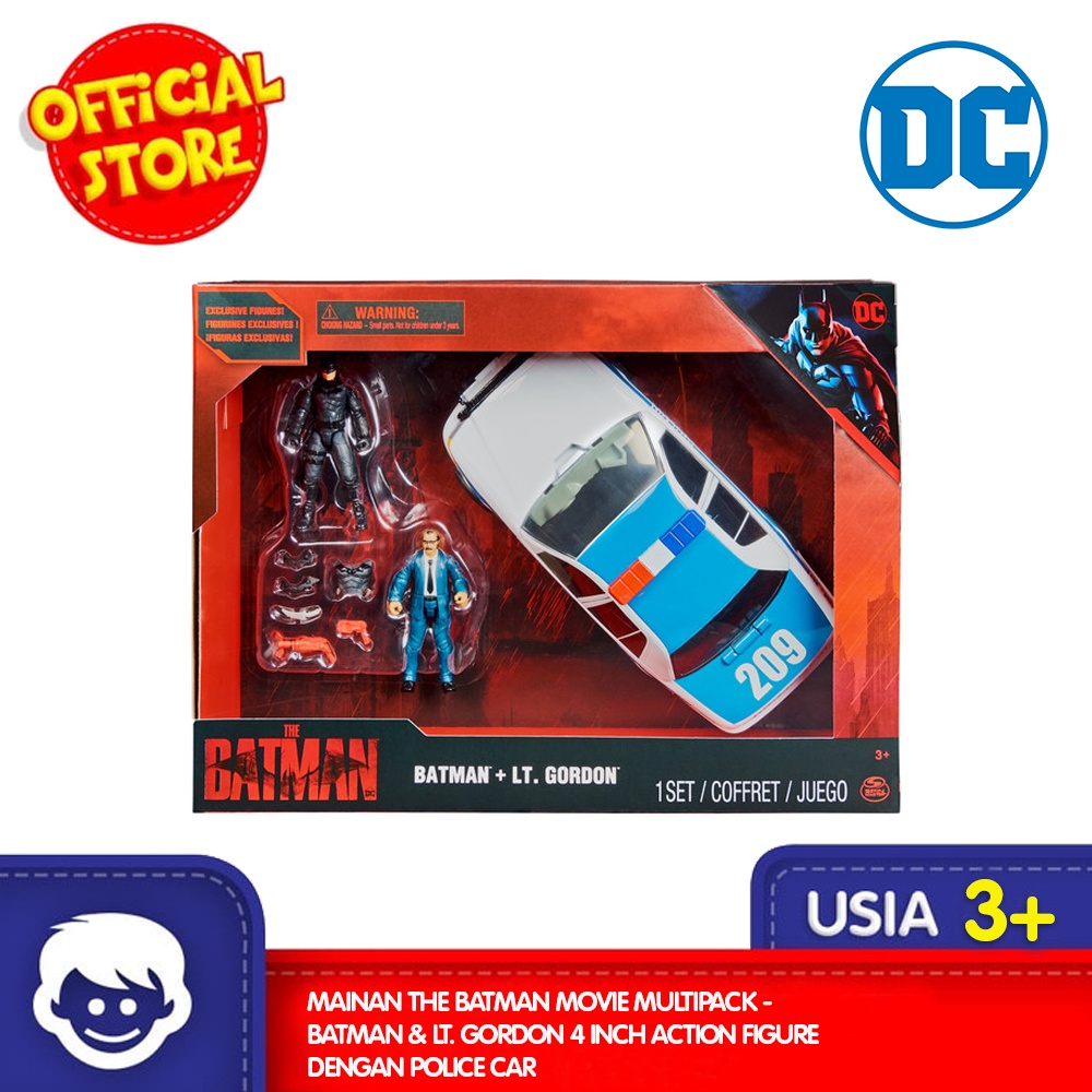 Jual Mainan THE BATMAN MOVIE Multipack - Batman & Lt. Gordon 4 Inch ...